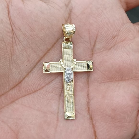 10kt Real Gold Cross Pendant